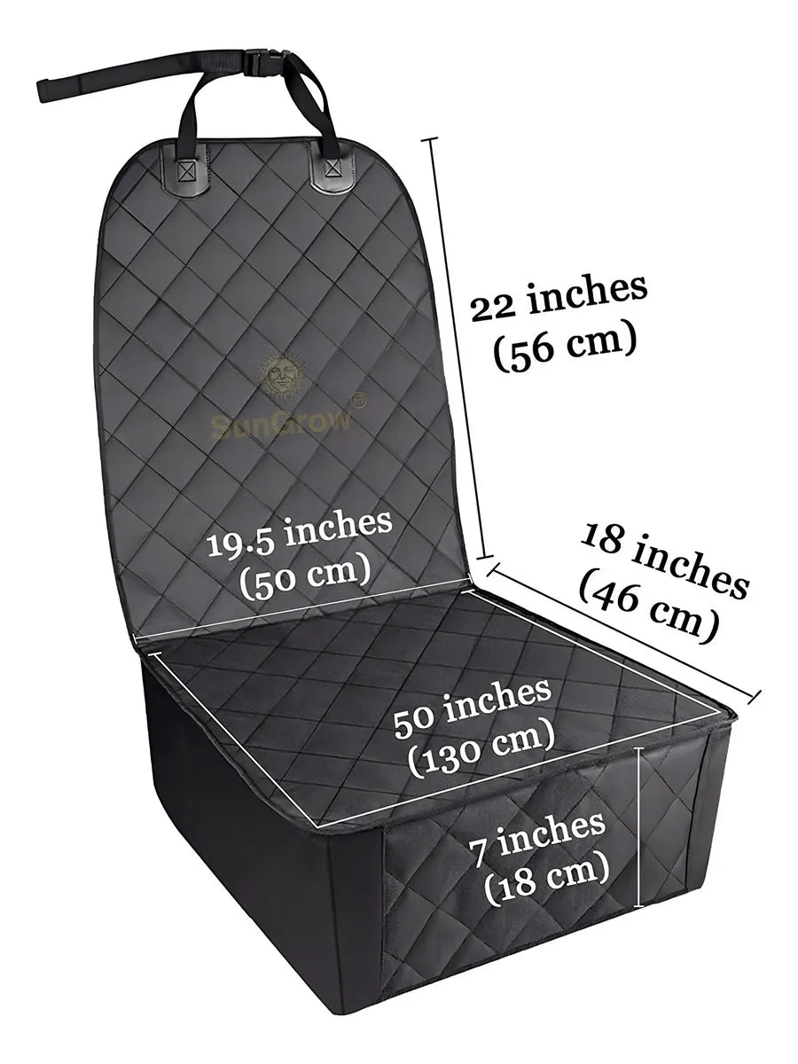 Funda Protectora Para Autos, Cubre Asiento Mascotas Negro
