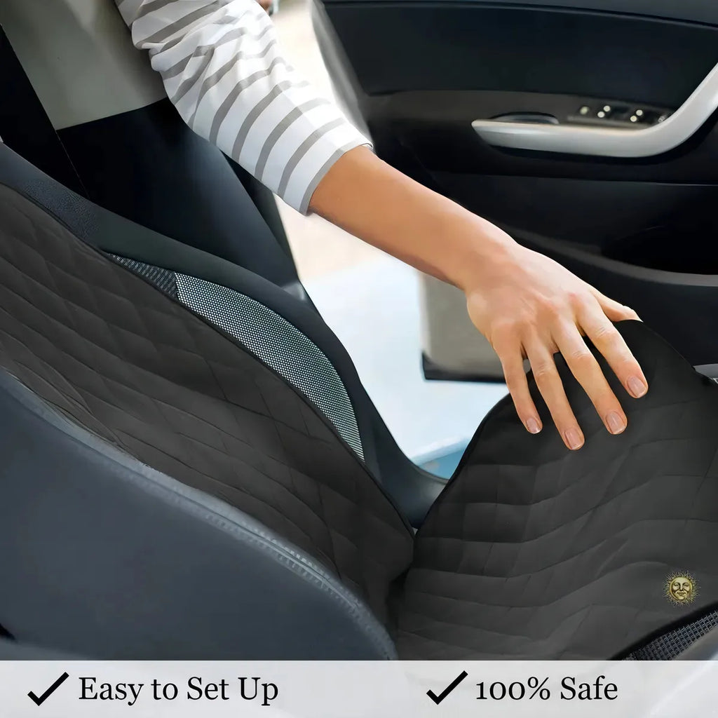 Funda Protectora Para Autos, Cubre Asiento Mascotas Negro